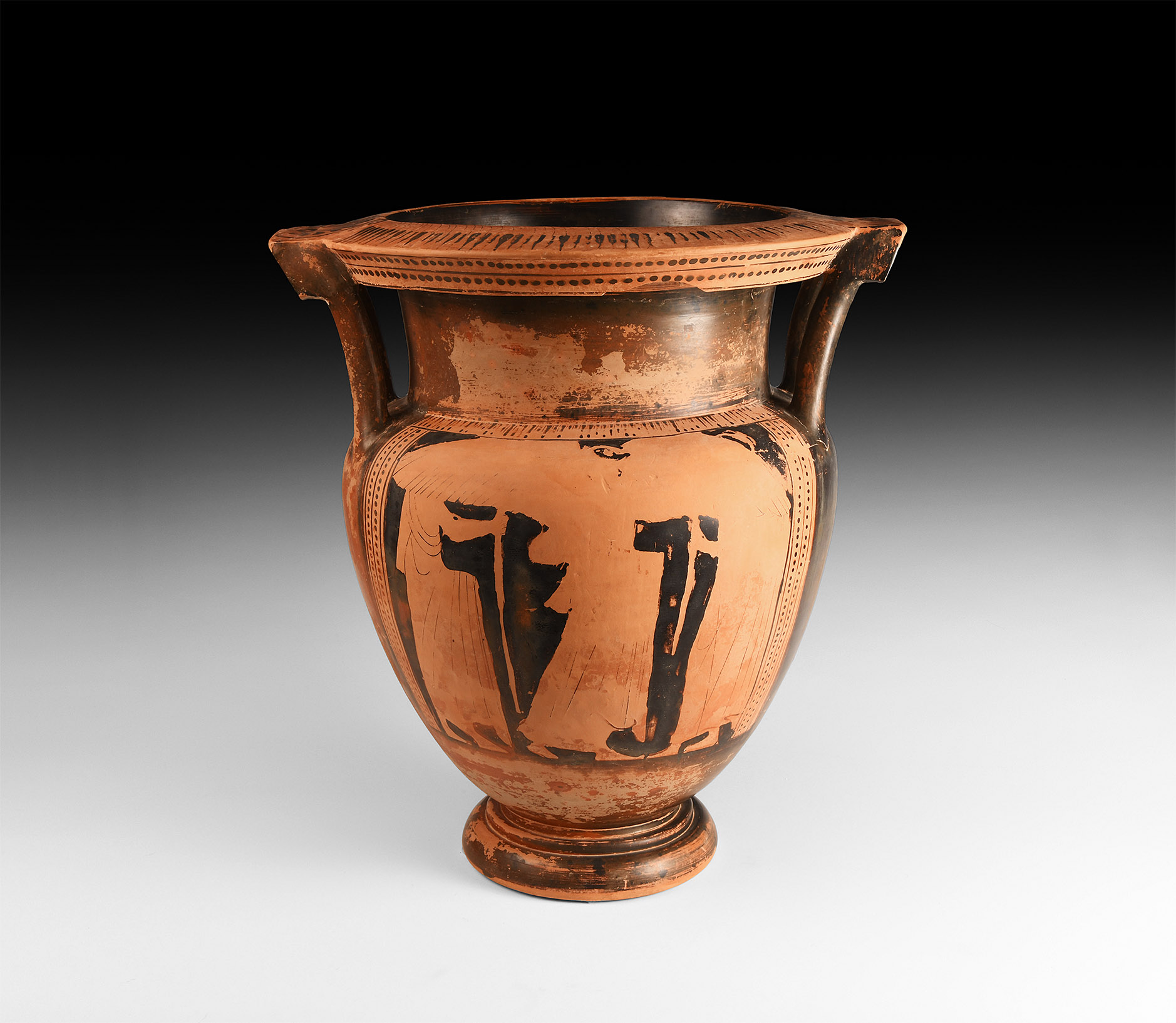 Attic Red-Figure Column Krater with Myth of Kephalos - Image 2 of 2