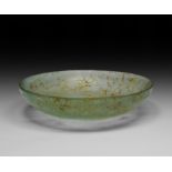 Roman Glass Bowl with Linear Decoration
