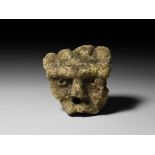 Iron Age Celtic Votive Stone Head