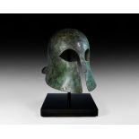 Corinthian Helmet of a Hoplite Warrior