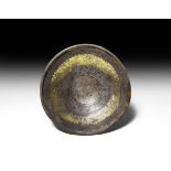 Large Greek Hellenistic Gilt Silver Bowl