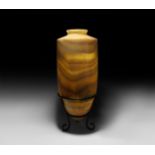 Large Phoenician Alabaster Torpedo Vase