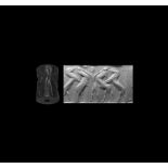 Cylinder Seal with Contest Scene