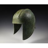 Archaic Greek Macedonian or Illyrian Bronze Helmet