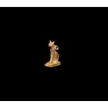 Egyptian Gold Cat Amulet