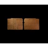 Roman Signed Wooden Legal Document