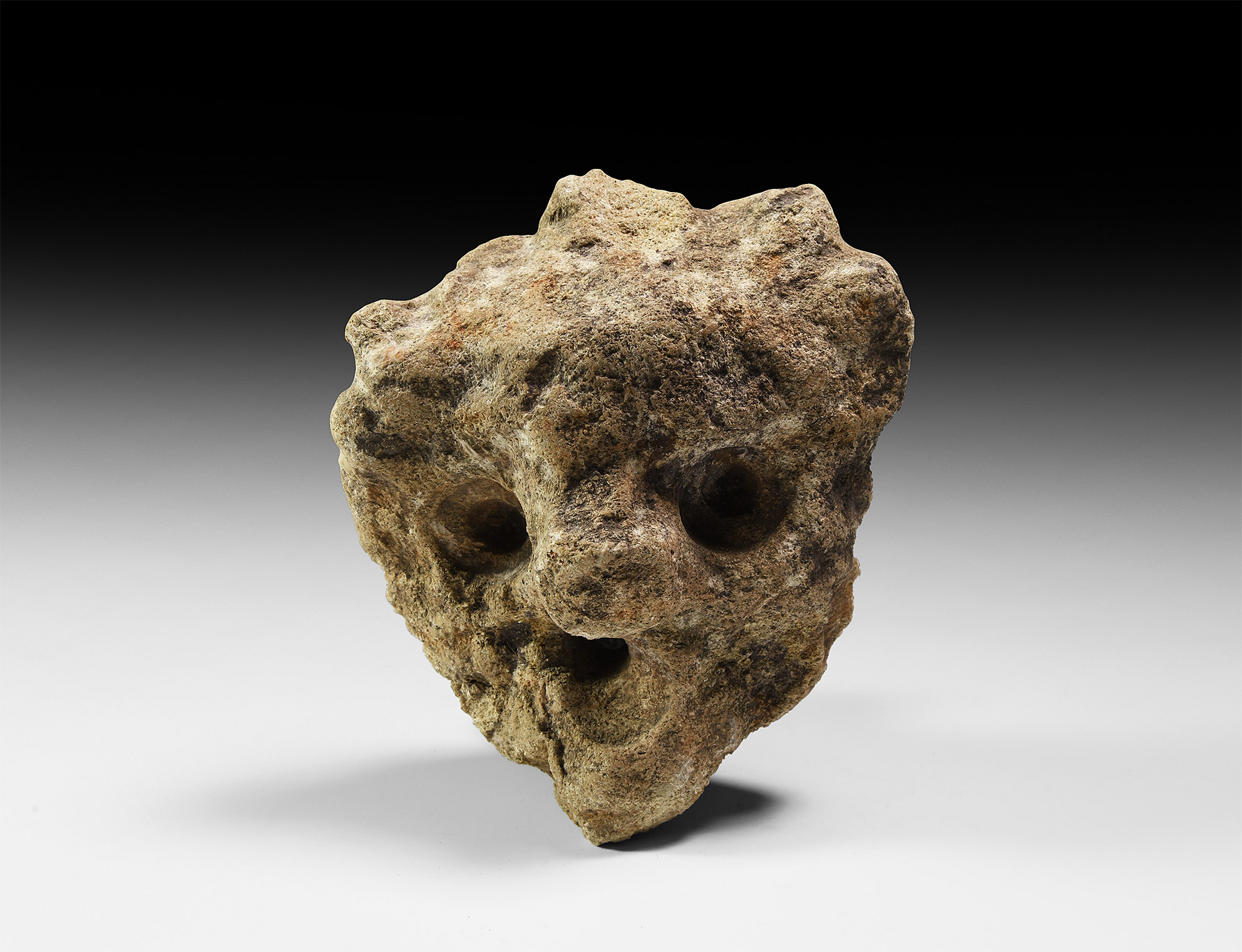 Iron Age Celtic Votive Stone Head