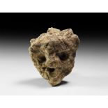 Iron Age Celtic Votive Stone Head