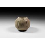 Mesopotamian Alabaster Pomegranate Vessel