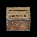 Roman Scribe's Wax Tablet and Pen Box