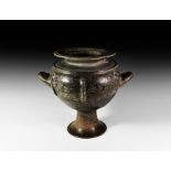 Large Etruscan Impasto Ware Olla