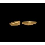 Roman D-Shaped Gold Ring