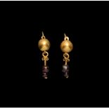 Roman Gold Earring Pair