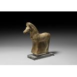 Greek Terracotta Model of a Horse