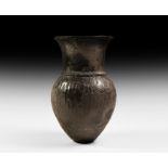 Hellenistic Silver Ribbed Vase