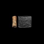 Large Western Asiatic Shell Cylinder Seal