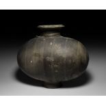 Large Chinese Han Cocoon Jar