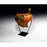 Greek Amphora Fragment with Herakles Attributed to the Leagros Group