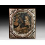 Late Renaissance Fresco with Judith Beheading Holofernes