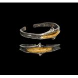 Elamite Gold Clad Silver Bracelet