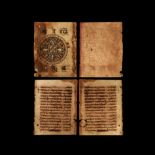 Medieval Eastern Christian Manuscript Page Group