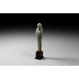 Large Egyptian Hieroglyphic Shabti for a Priest Pa-Di-Usir