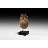 Byzantine Terracotta Pilgrim's Flask