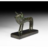 Bactrian Standing Zebu Figurine