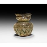 Roman Glass Jar with Trail