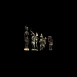 Egyptian Silver Statuette Collection