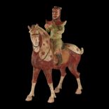 Chinese Tang Warrior on Horseback