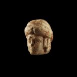 Late Babylonian Marble Head