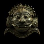 South East Asian Bronze Shiva Mask