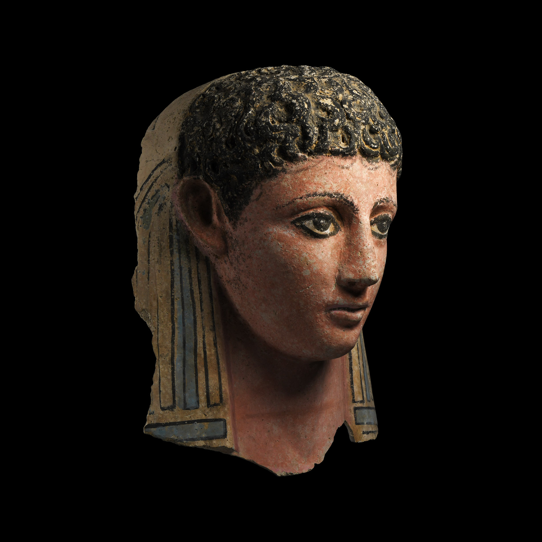 Egyptian Face Mask of a Young Male