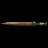Caucasian Bronze-Handled Dagger