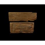 Roman Inscribed Wooden Tablet Group