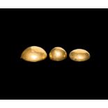 Western Asiatic Decorative Gold Boss Set