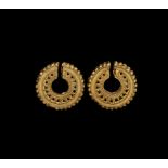 Achaemenid Gold Earring Pair