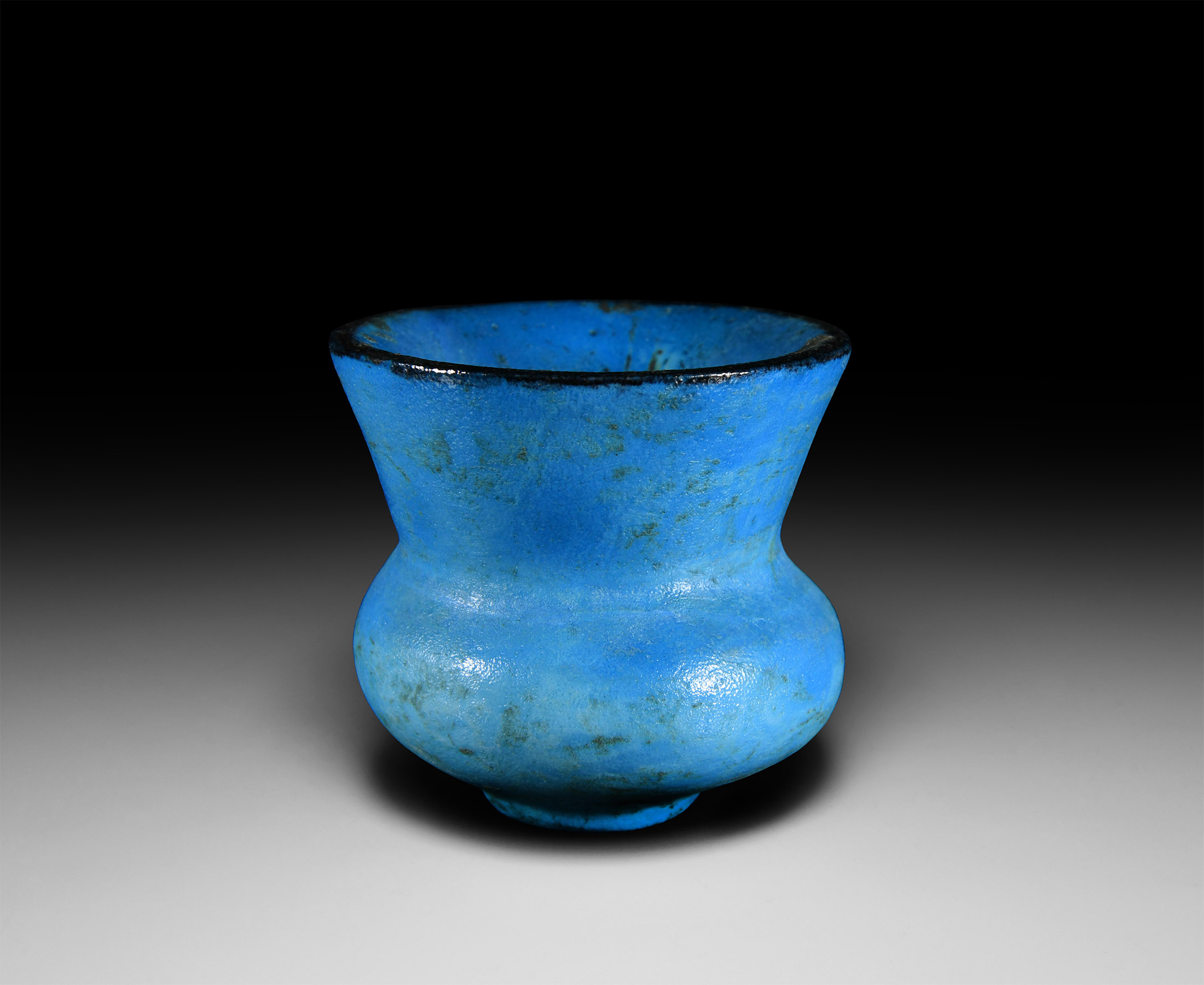 Egyptian Bright Blue Drinking Cup