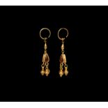 Hellenistic Gold Earring Pair