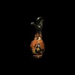 Greek Apulian Red-Figure Oinochoe