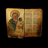 Ethiopian Illustrated Miracles of Mary Manuscript with Prayers and Homilies of Saint Michael