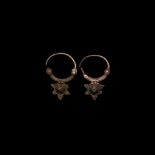 Byzantine Silver Earring Pair