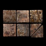 Medieval English Malvern School Glazed Floor Tile Collection