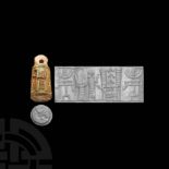 Western Asiatic Cylindrical Stamp Seal Pendant
