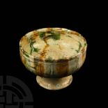 Byzantine Glazed Footed Sgraffito Bowl