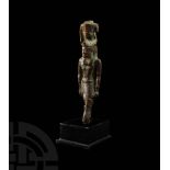 Egyptian Amuletic Nefertum Figure