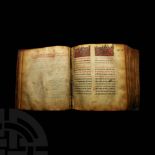 Large Ethiopian Gospels Manuscript