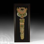 Egyptian Cartonnage Panel