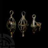 Luristan Geometric Cage Pendant Collection